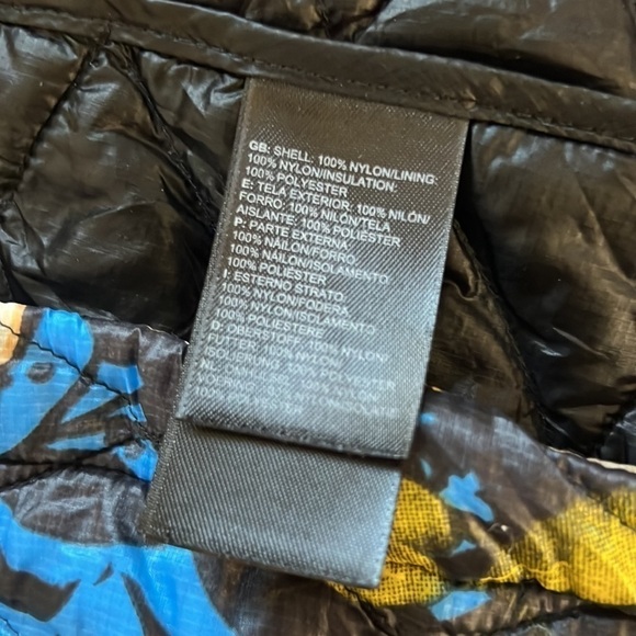 THE NORTH FACE l Floral Vest Thermoball Small New with out Tags - Picture 6 of 13